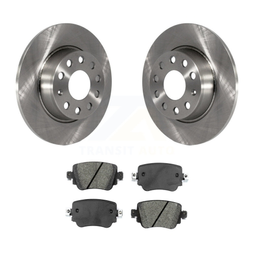 TRANSIT AUTO  Rear Brake Rotor Semi-Metallic Pad Kit for Volkswagen Golf Sportwagen Passat Gti Alltrack K8S-102723