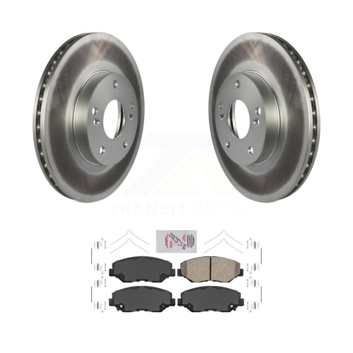 Disques de frein avant recouverts et plaquettes en céramique pour Honda Civic CR-Z KGA-100766