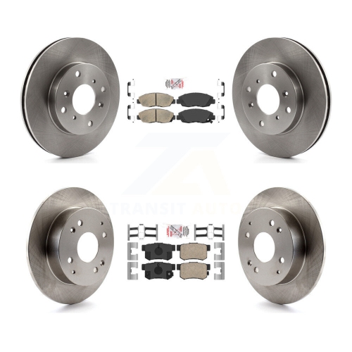 TRANSIT AUTO  Front Rear Ceramic Pad & Disc Brake Rotors Kit for 1998-2002 Honda Accord Sedan With 2.3L K8A-106357