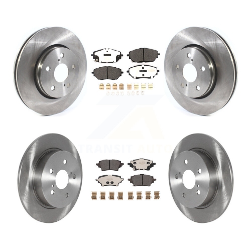 TRANSIT AUTO  Front Rear Disc Brake Rotors And Semi-Metallic Pads Kit for Toyota C-Hr K8F-103880