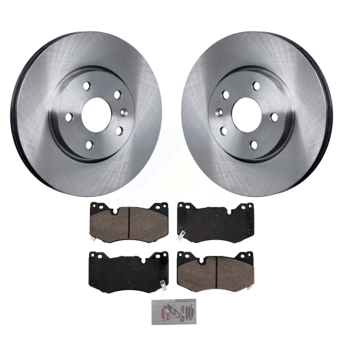 TRANSIT AUTO  Front Brake Rotors Ceramic Pad Kit for Chevrolet Corvette With 345MM Diameter Rotor K8A-107113
