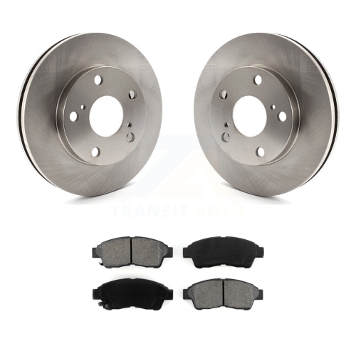 TRANSIT AUTO  Front Disc Brake Rotors And Semi-Metallic Pads Kit for Toyota Camry 2.2L K8S-100278