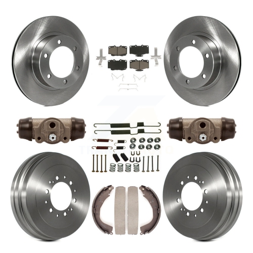 CMX  Front Rear Brake Rotor Ceramic Pad And Drum Kit (9PC) for 2002 Toyota 4Runner Limited/sr5 K8C-102814