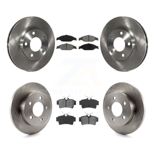 TRANSIT AUTO  Front Rear Disc Brake Rotors And Semi-Metallic Pads Kit for Ford Mustang K8S-100853