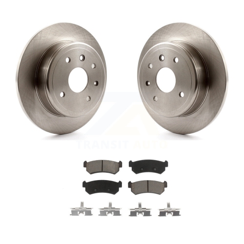 CMX  Rear Brake Rotor Ceramic Pad Kit for 04-06 Chevrolet Optra With 276MM Diameter K8C-101878