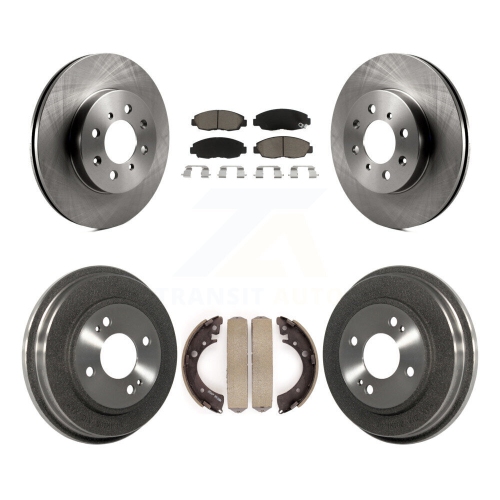 CMX  Front Rear Disc Brake Rotors Ceramic Pads And Drum Kit for Honda Civic K8C-102562