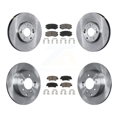 CMX  Front Rear Disc Brake Rotors And Ceramic Pads Kit for Hyundai Azera K8C-101487