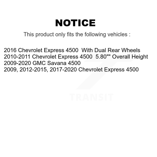 Front Rear Ceramic Pads And Disc Brake Rotors Kit For Chevrolet Express 4500 GMC Savana K8A-103653