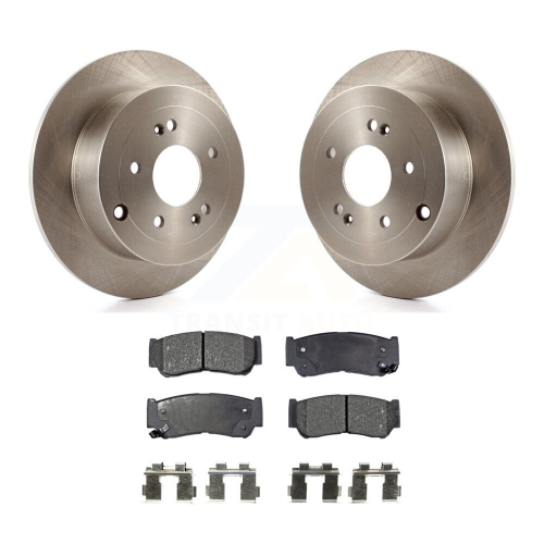 TRANSIT AUTO  Rear Disc Brake Rotors And Ceramic Pads Kit for 2007-2009 Hyundai Santa Fe K8T-101964