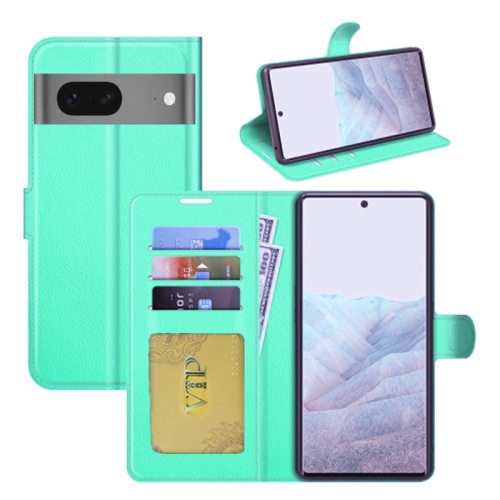 [CS] Google Pixel 8 Pro Case, Magnetic Leather Folio Wallet Flip Case Cover with Card Slot, Teal