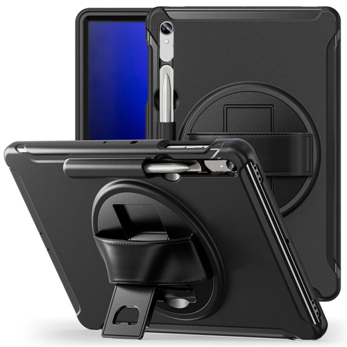 XCRS  360° Rotating Kickstand Case for Samsung Galaxy Tab S9 /tab S8 /tab S7 w Builtin Stand & Hand Strap, Shockproof Rugged Cover w Pencil Holder