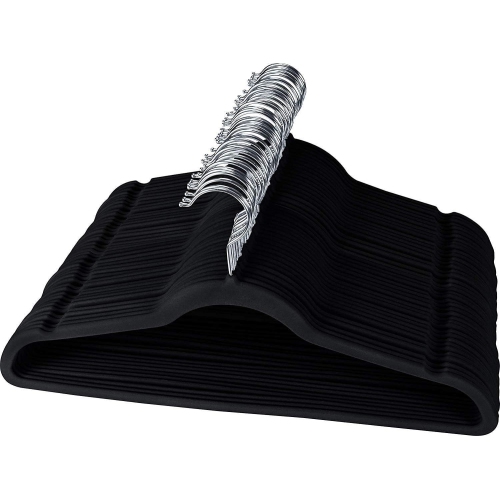 Ensemble de 150 cintres en velours antidérapants de qualité supérieure Utopia Home - Crochet rotatif à 360 degrés - durable et mince - cintres pour