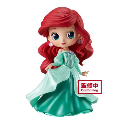 BANPRESTO  - Disney Ariel Princess Dress Glitter Line Q Posket Statue [Collectables] Figure, Collectible