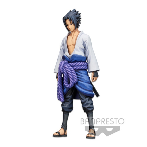 Naruto Shippuden Grandista Sasuke Uchiha Manga Dimensions 11" Figure [Banpresto]