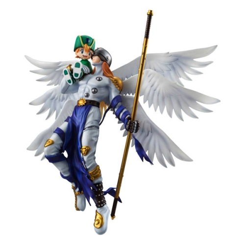 MEGAHOUSE  G.e.m. Series Digimon Adventure Angemon & Takaishi Takeru 9" Figure []