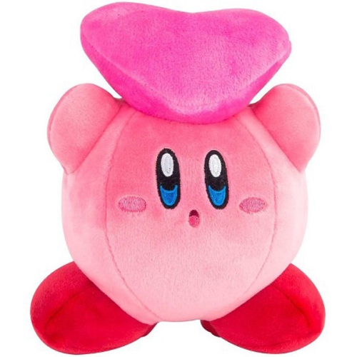 TOMY  Club Mocchi-Mocchi Kirby & Friend Heart Junior 6" Squishy Plush