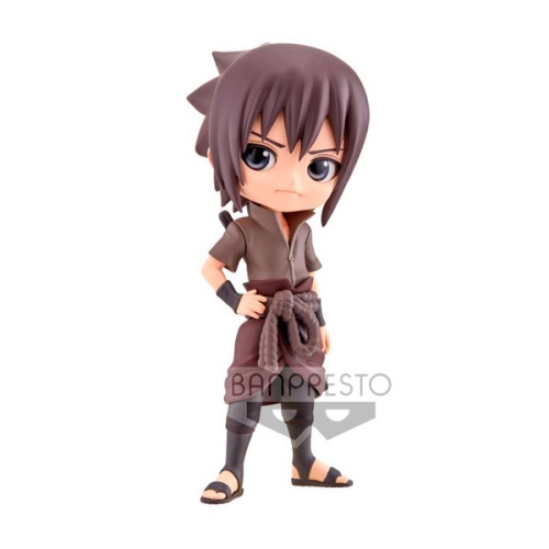 BanPresto - Naruto Shippuden Q Posket-Uchiha Sasuke - Statue [COLLECTABLES] Figure, Collectible