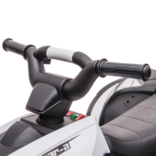 VTT pour enfants Aosom 12&nbsp;V, quad à quatre roues pour enfants avec musique, phares, haute et basse vitesse, VTT électrique alimenté par batterie