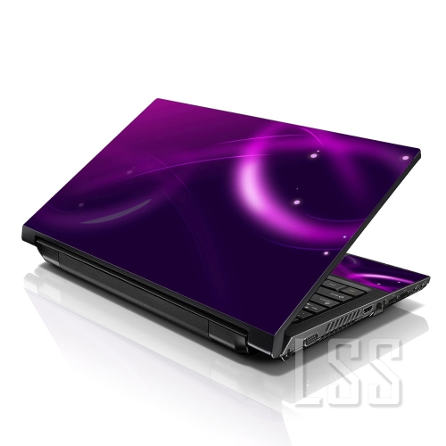 LSS  17 17.3 Inches Laptop Notebook Skin Sticker \w 2 Wrist Pads - Reusable Cover Protector Vinyl Sticker Cover Decal Fits 17" - 19" - Abstract