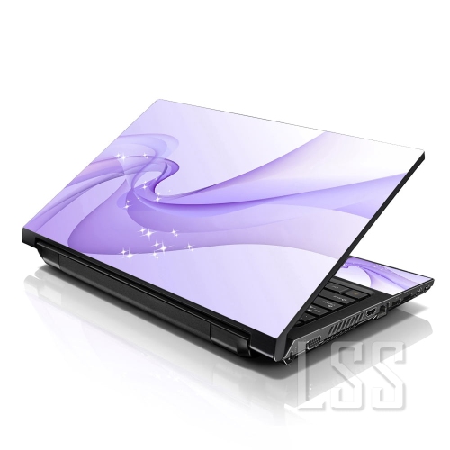 LSS  15 15.6 Inches Laptop Notebook Skin Sticker \w 2 Wrist Pads - Reusable Cover Protector Vinyl Sticker Cover Decal Fits 13" - 16" - Abstract