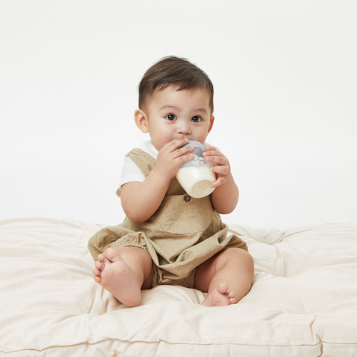 Quark BuubiBottle Hybrid Feeding Bottle Bundle - Grey