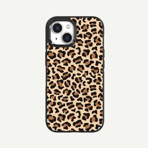 CASECO  Iphone 15 Case With Magsafe - Leopard In Brown