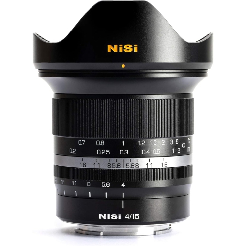 Open Box - NiSi 15mm f/4 Sunstar Super Wide Angle Full Frame ASPH Lens for Sony E Mount