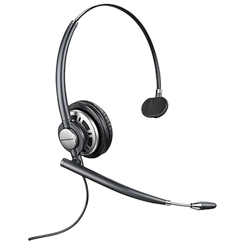 Hp Poly EncorePro HW710 On-Ear Noise Cancelling Wired Headset - Black