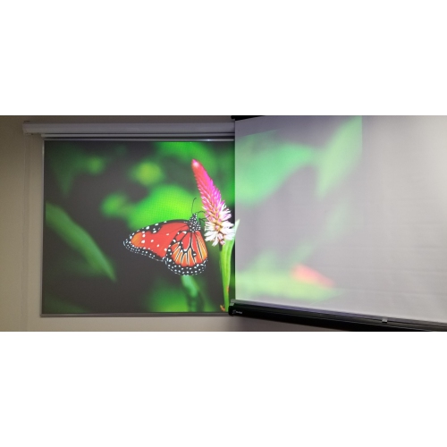 Obsidian Platinum Series - 110" Tension Fixed-Frame Premium ALR Projection Screen - MADE IN CANADA