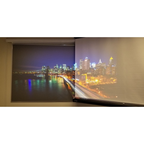 Obsidian Platinum Series - 110" Tension Fixed-Frame Premium ALR Projection Screen - MADE IN CANADA