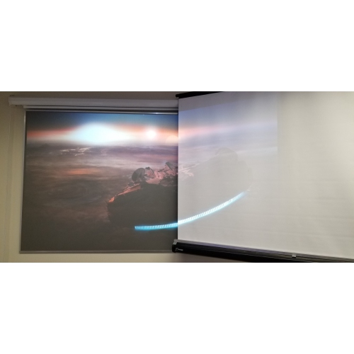 Obsidian Platinum Series - 110" Tension Fixed-Frame Premium ALR Projection Screen - MADE IN CANADA