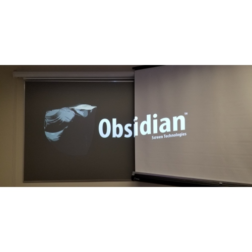 Obsidian Platinum Series - 110" Tension Fixed-Frame Premium ALR Projection Screen - MADE IN CANADA