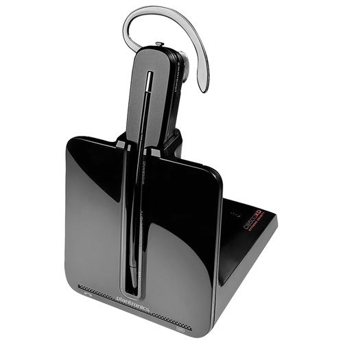 Casque d'écoute 100 % sans fil à suppression du bruit Poly CS540A de HP - Noir