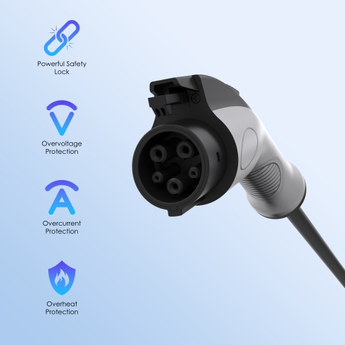 Câble de rallonge 32 A J1772 de Rexing