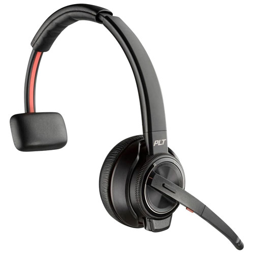 HP Poly Savi 8200 On-Ear Noise Cancelling True Wireless Headset - Black