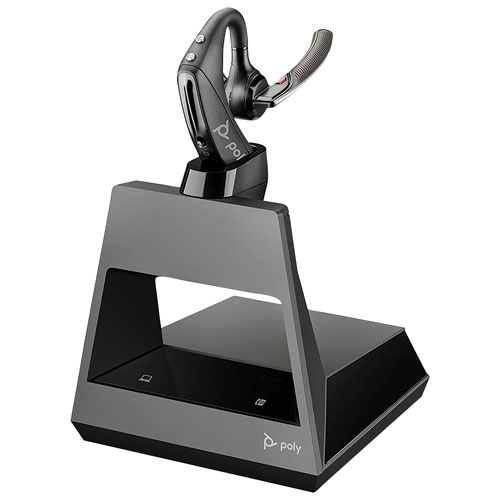 HP Poly Voyager 5200 Over-Ear Noise Cancelling Bluetooth Headset - Black
