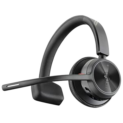 HP Poly Voyager 4310-M On-Ear Noise Cancelling Bluetooth Headset - Black