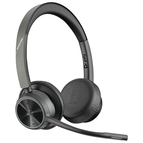Casque d'écoute Bluetooth Poly Voyager 4320-M de HP - Noir