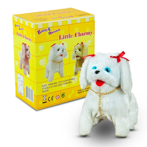 SUN KEE TOYS  Walking Puppy Little Charmy - The Perfect Companion Furry Friend (Assorted Colours, Random Pick to Ship)