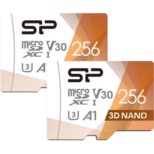Paquet de 2 cartes microSD 256 Go U3 Go compatibles Nintendo