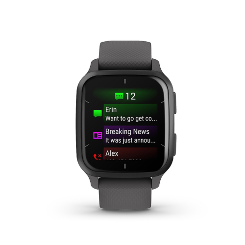 Open Box - Garmin Venu Sq 2 GPS Smartwatch 40mm Fiber-reinforced polymer - Slate