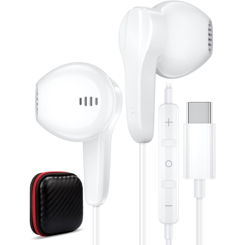 Ecouteur USB C pour Samsung S23 S22 S21 S20 A53 A54, Écouteurs