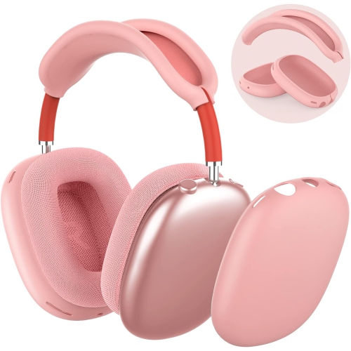 Étui en silicone pour AirPods Max avec oreillettes de protection en  serre-tête couvre les accessoires[anti-empreintes