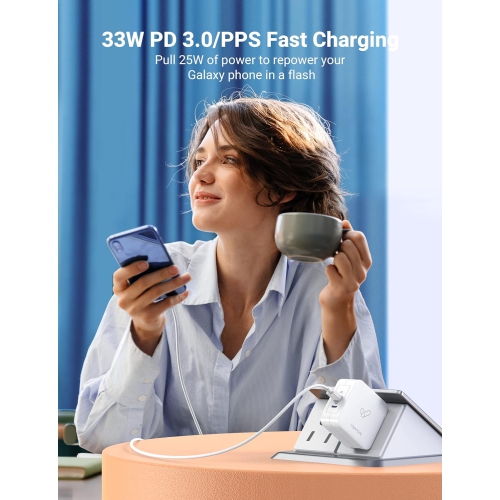 100W USB C Charger Block, Fast Charger USB C Wall Charger with GaN, Type C Charger USB C Laptop Charger