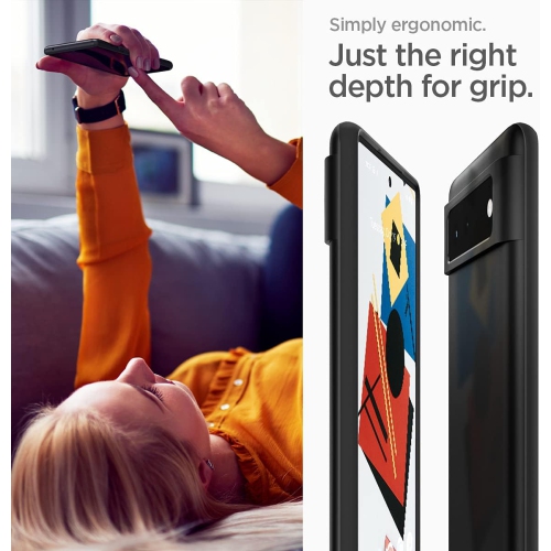 Thin Fit Designed for Google Pixel 6 Case - Black
