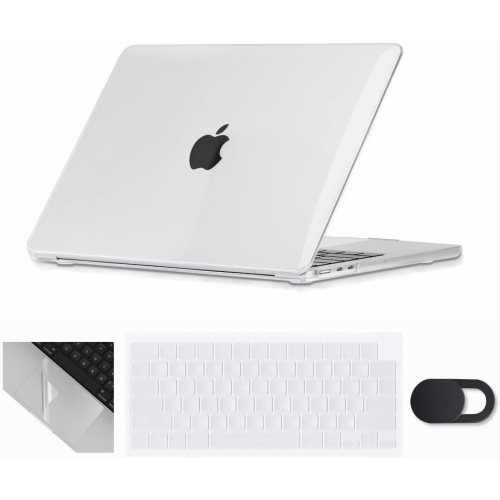 Compatible with Clear MacBook Air M2 2022 Case 13 inch Crystal