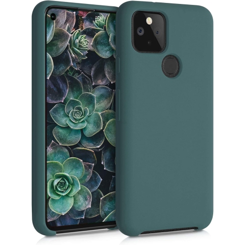 GENERIC  Case Compatible With Google Pixel 5 Case - Tpu Silicone Phone Cover With Soft Finish - Blue In Green