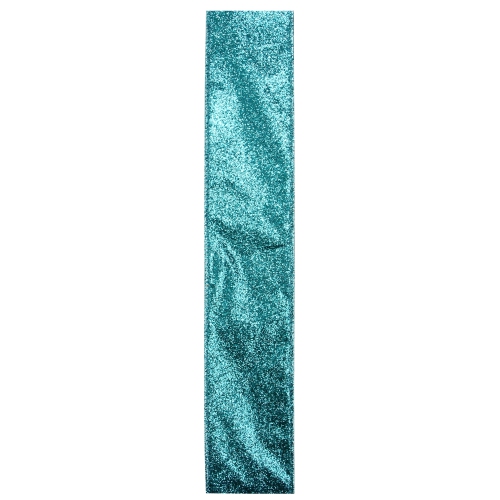 Pack of 12 Shimmering Teal Green Solid Wired Christmas Craft Ribbon - 2.5" x 120 Yards