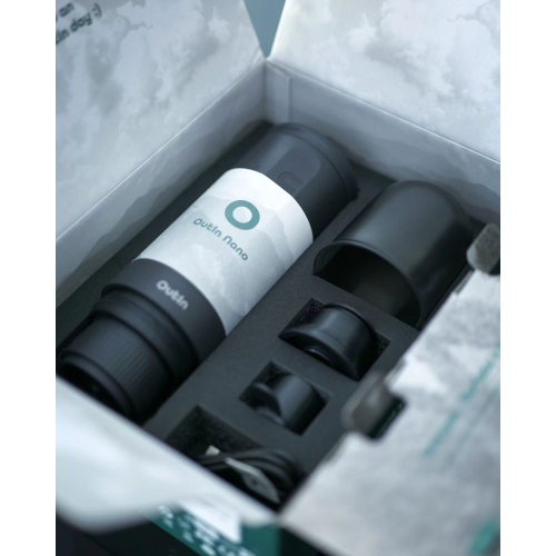 Machine à espresso électrique portative Nano d'Outin, 3 min chauffage rapide, mini petit format, cadeau de Noël, cafetière, capsule NS et café moulu