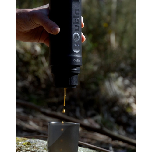 Machine à espresso électrique portative Nano d'Outin, 3 min chauffage rapide, mini petit format, cadeau de Noël, cafetière, capsule NS et café moulu